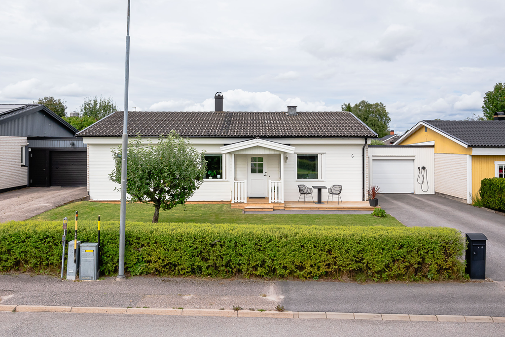 Enplansvilla i kedjehus