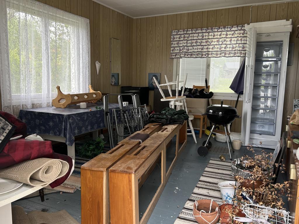 Förråd som nås ifrån altanen