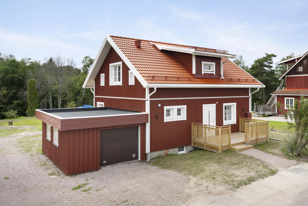 Framsidan av huset