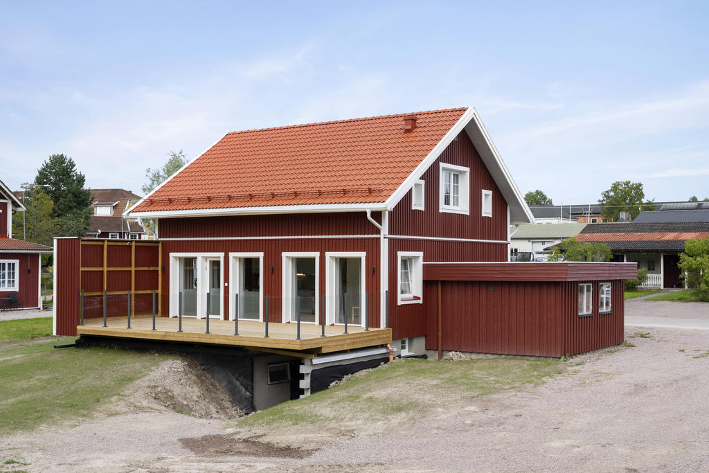 Husets baksida