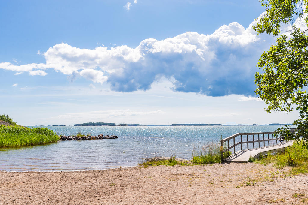 Sandstrand i Skeppsvik