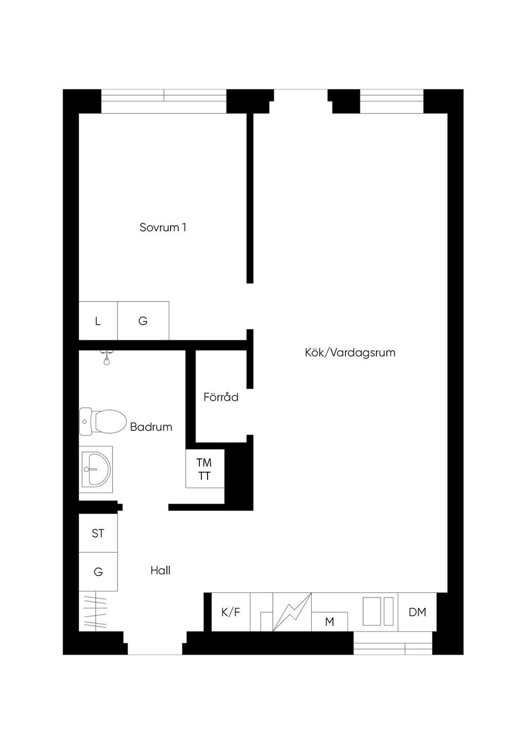 Planritning Fyllingevägen 86