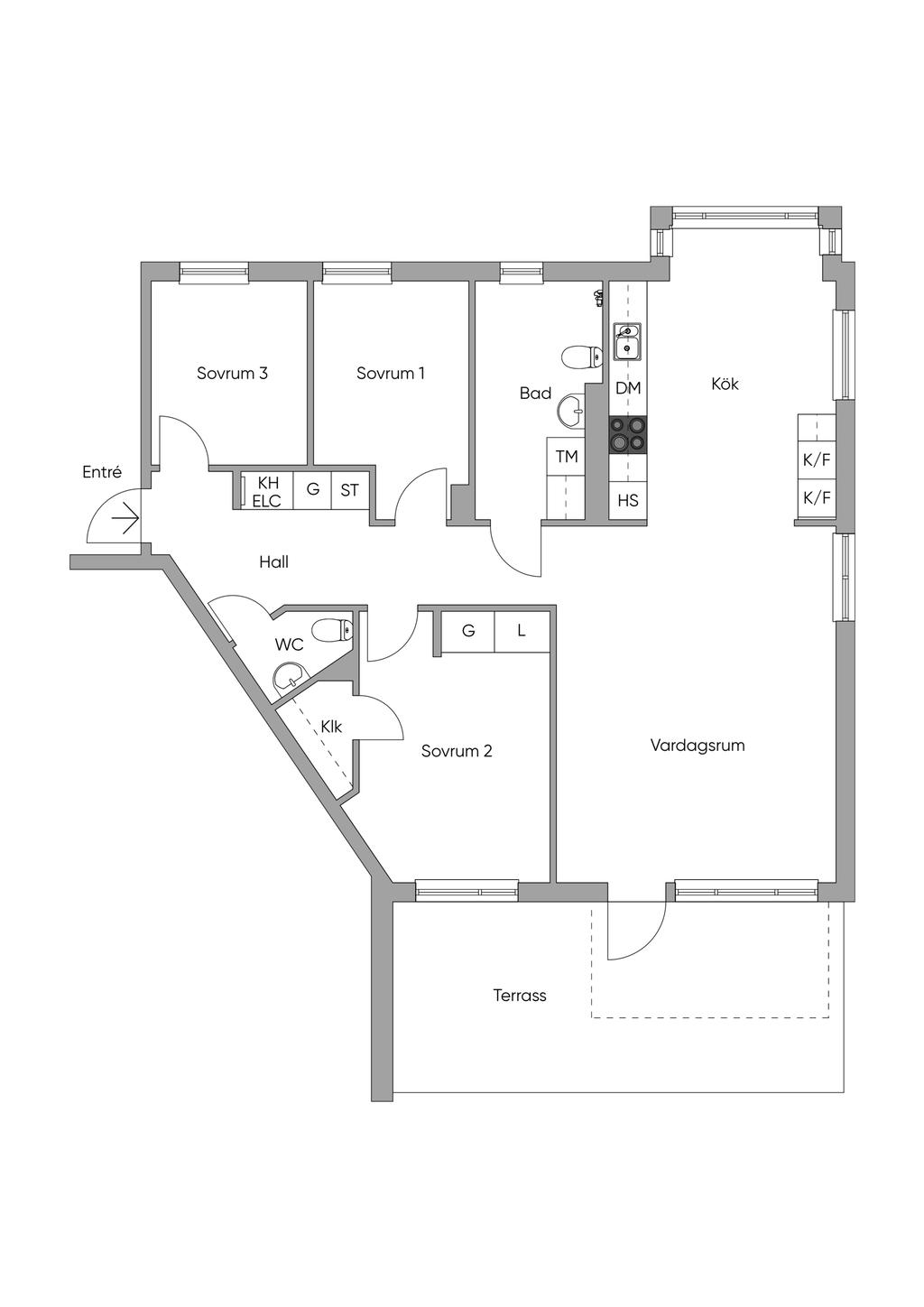 Alternativ planlösning