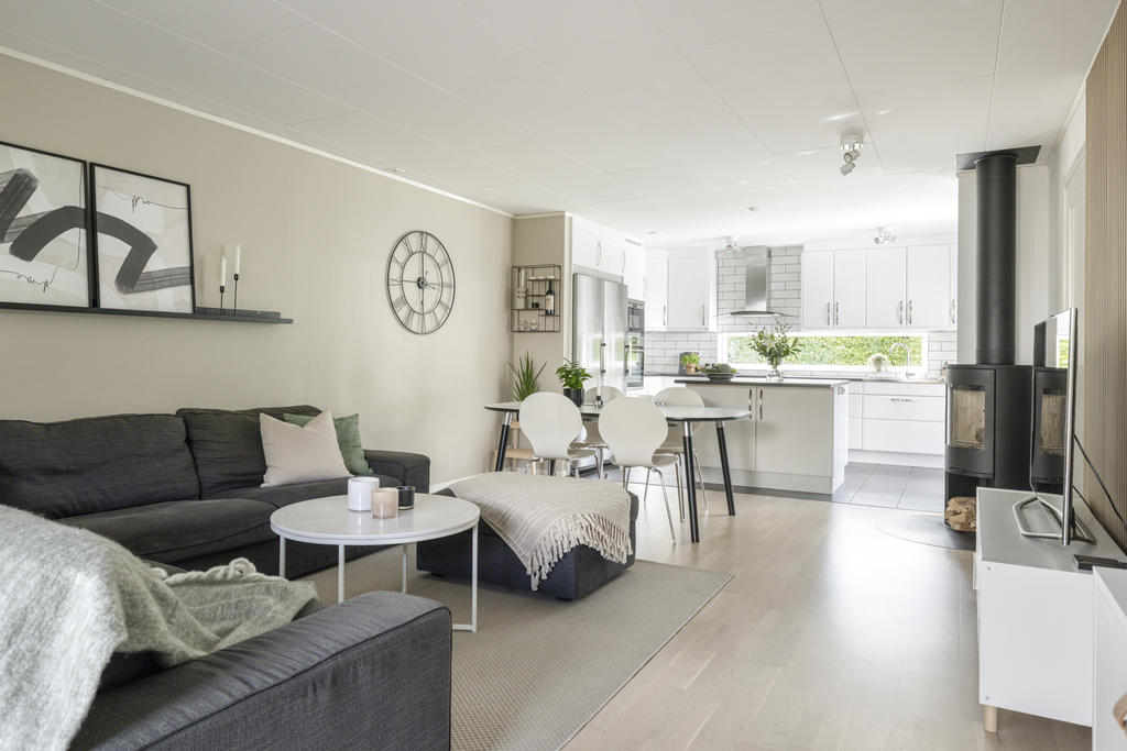 Välkommen in till en öppen och social planlösning