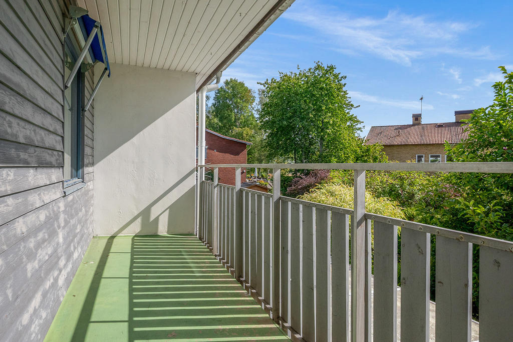 Balkong i soligt läge