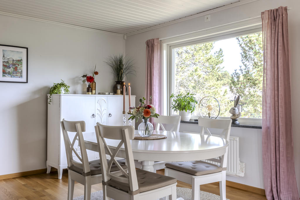 Matplats i vardagsrum