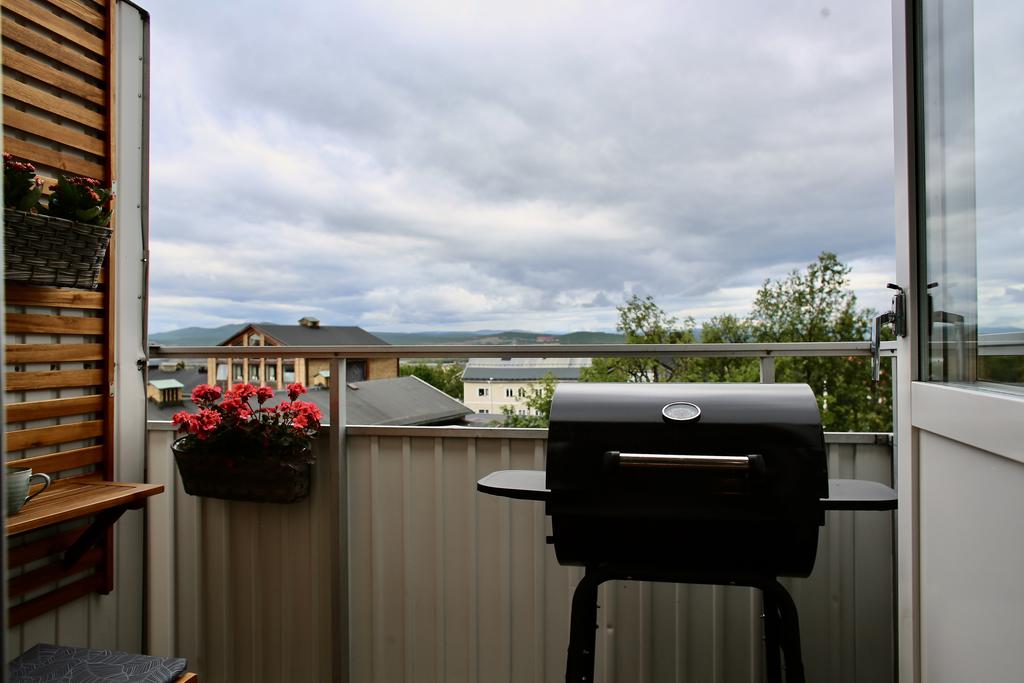 Trevlig balkong i soligt läge