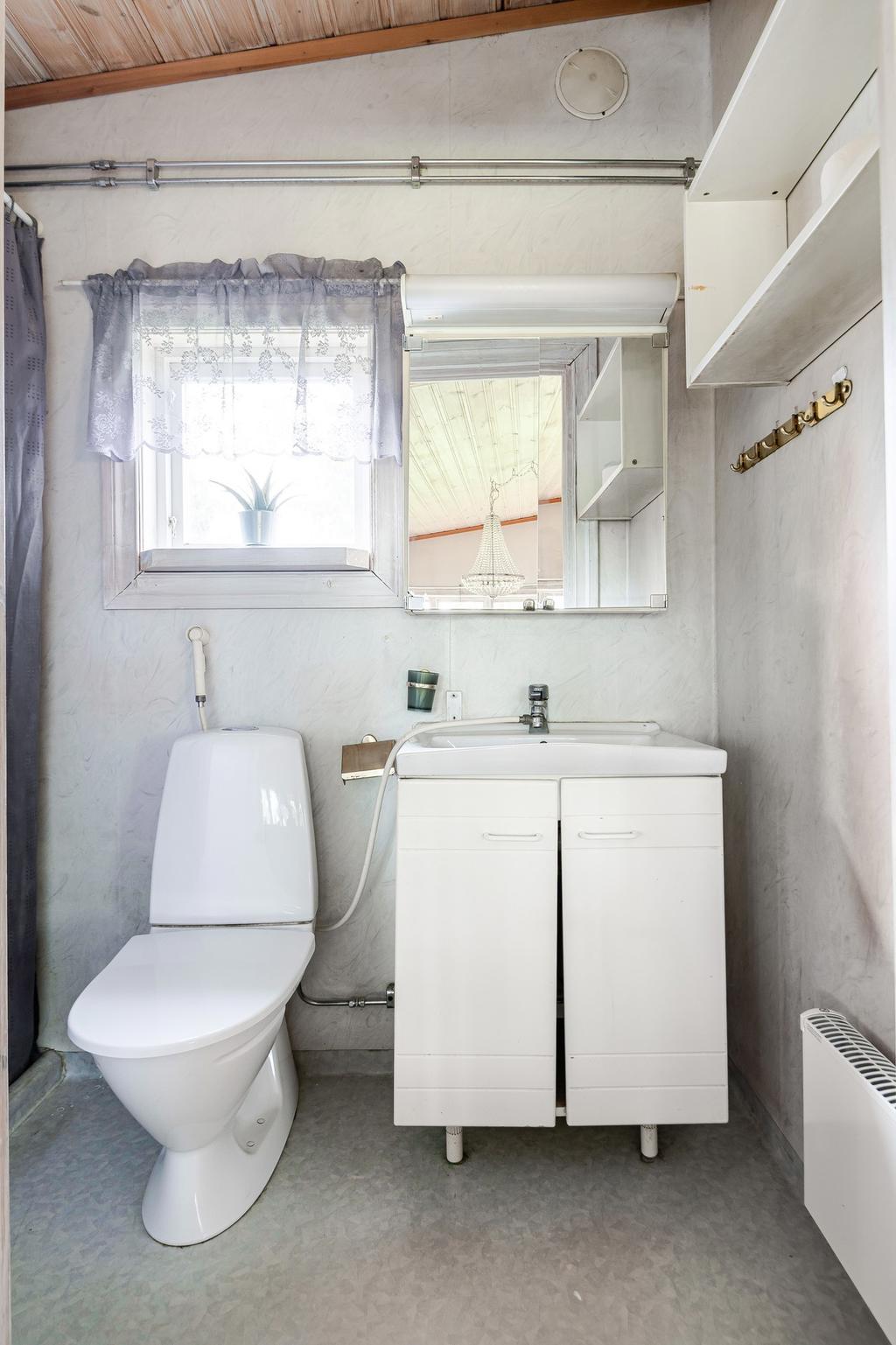 WC med dusch. 