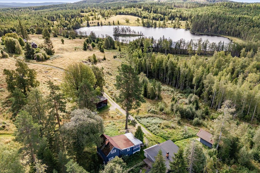 Vy ovanifrån Holmtjärn 1. 