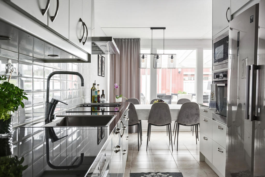 Renoverat stilrent kök