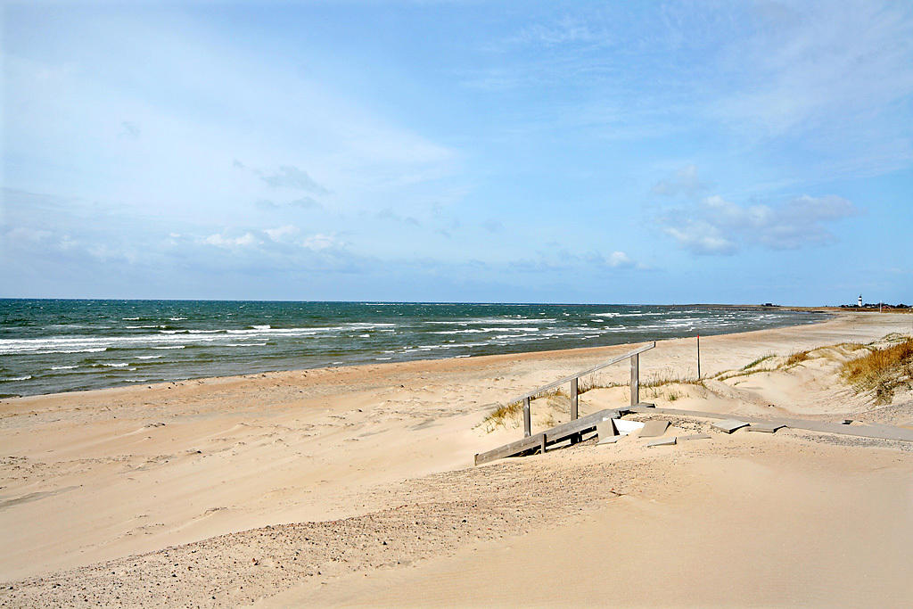 Den fina stranden i Olofsbo.