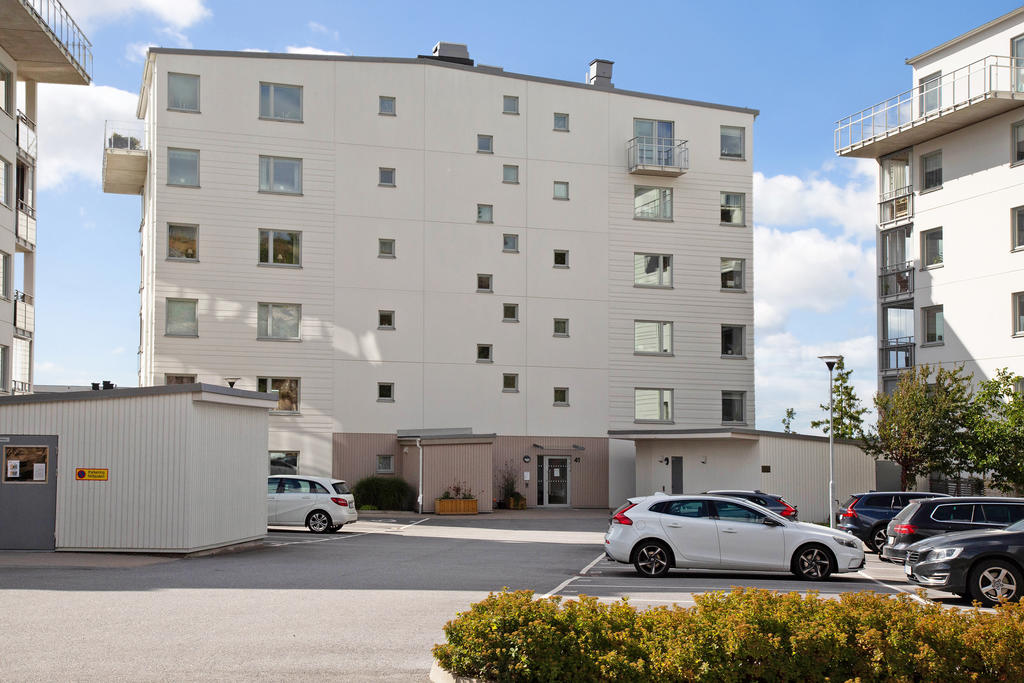 Parkering utanför entrén