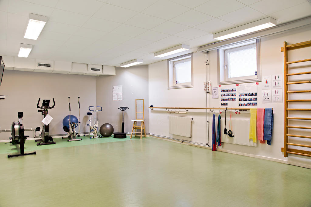 Föreningens motionsavdelning i Brf Hiertagården