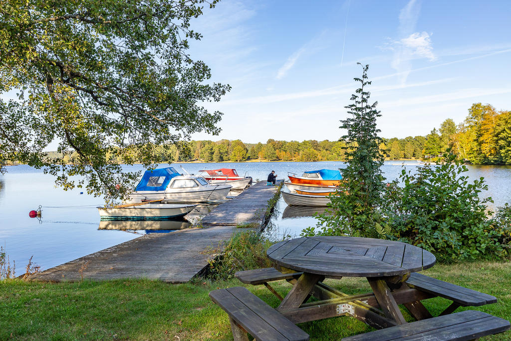 Båtbrygga i Änghultsjön