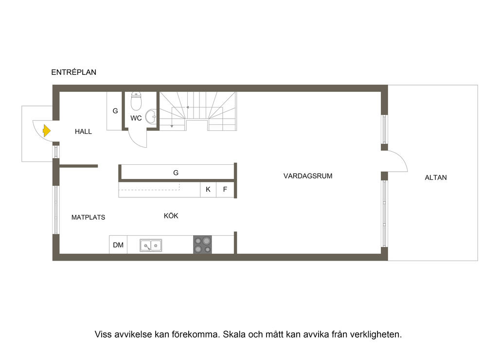 Planlösning entréplan