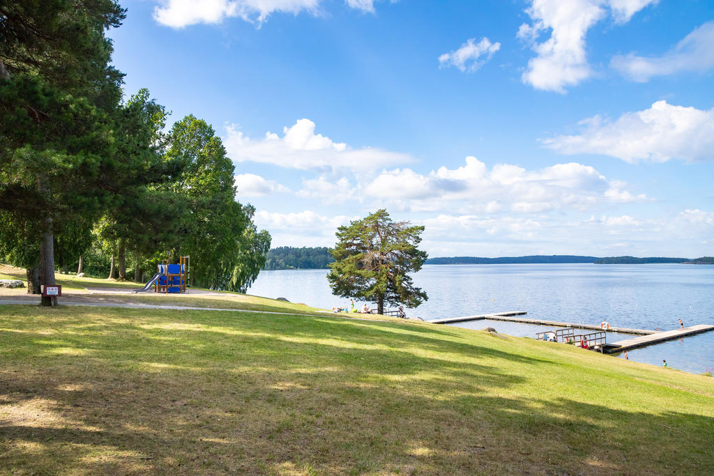 Omtyckta Görvälnsbadet i Järfälla kommun