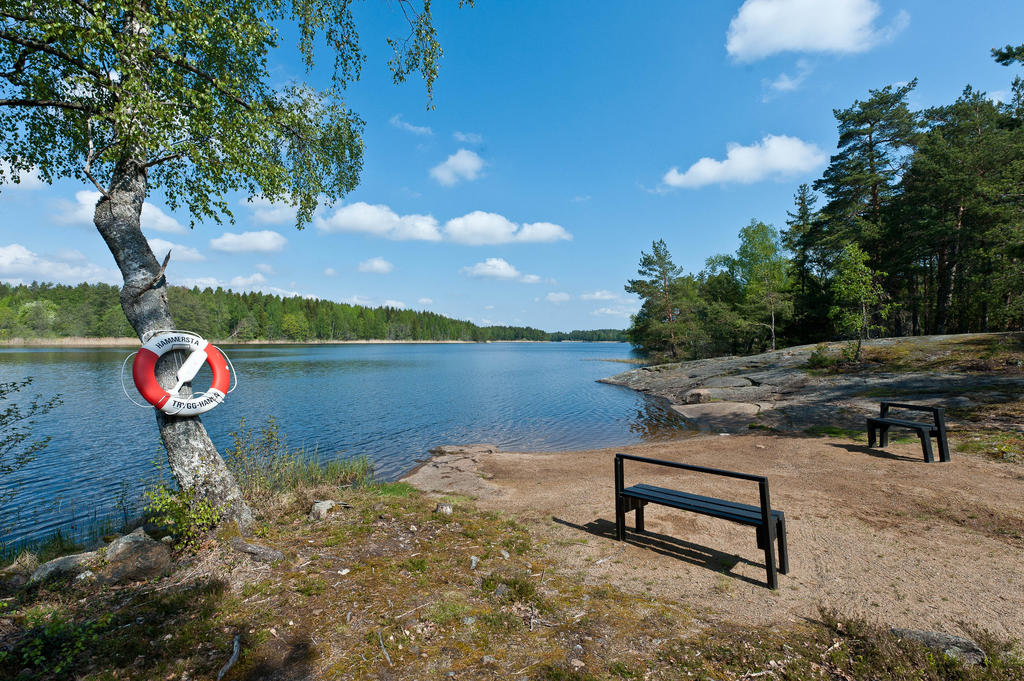 Badplatsen vid Alsjön