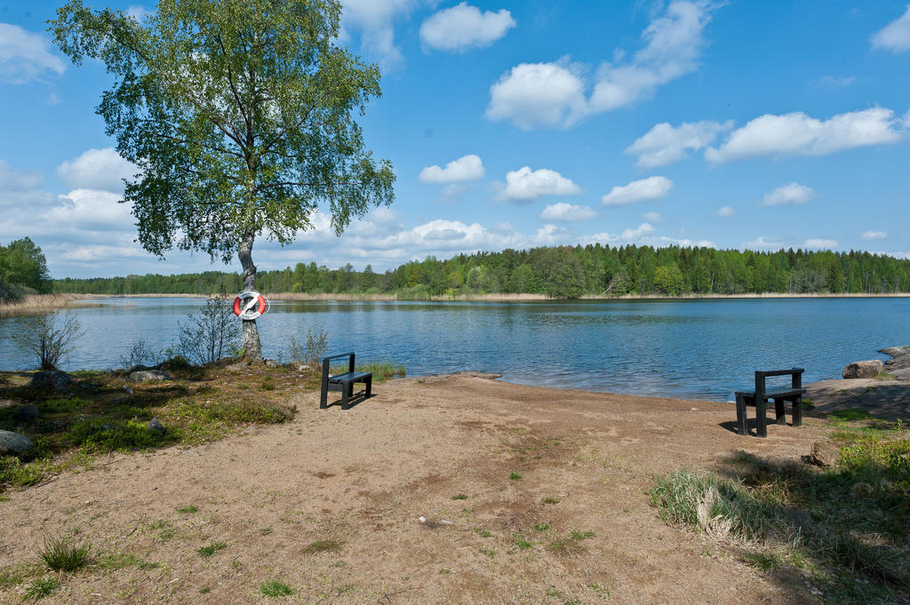 Badplatsen vid Alsjön