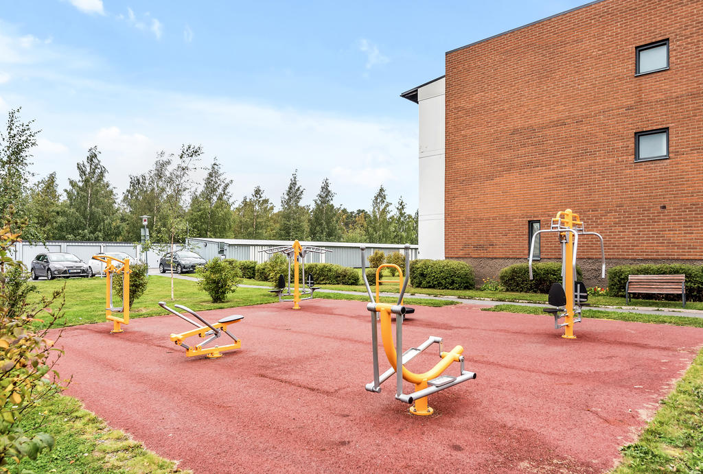 Utegym precis utanför