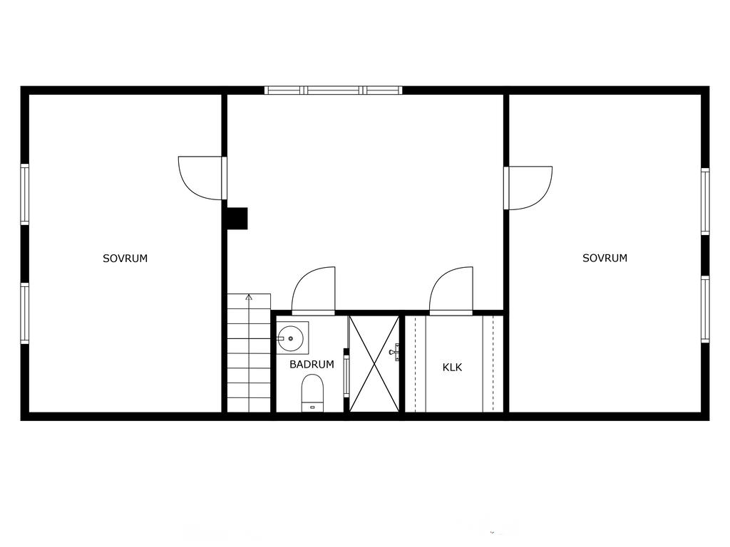 Planlösning övre plan
