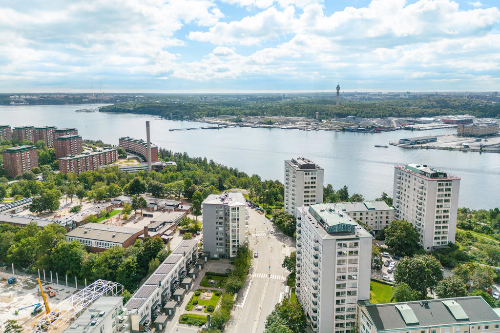 Bodalsvägen från ovan