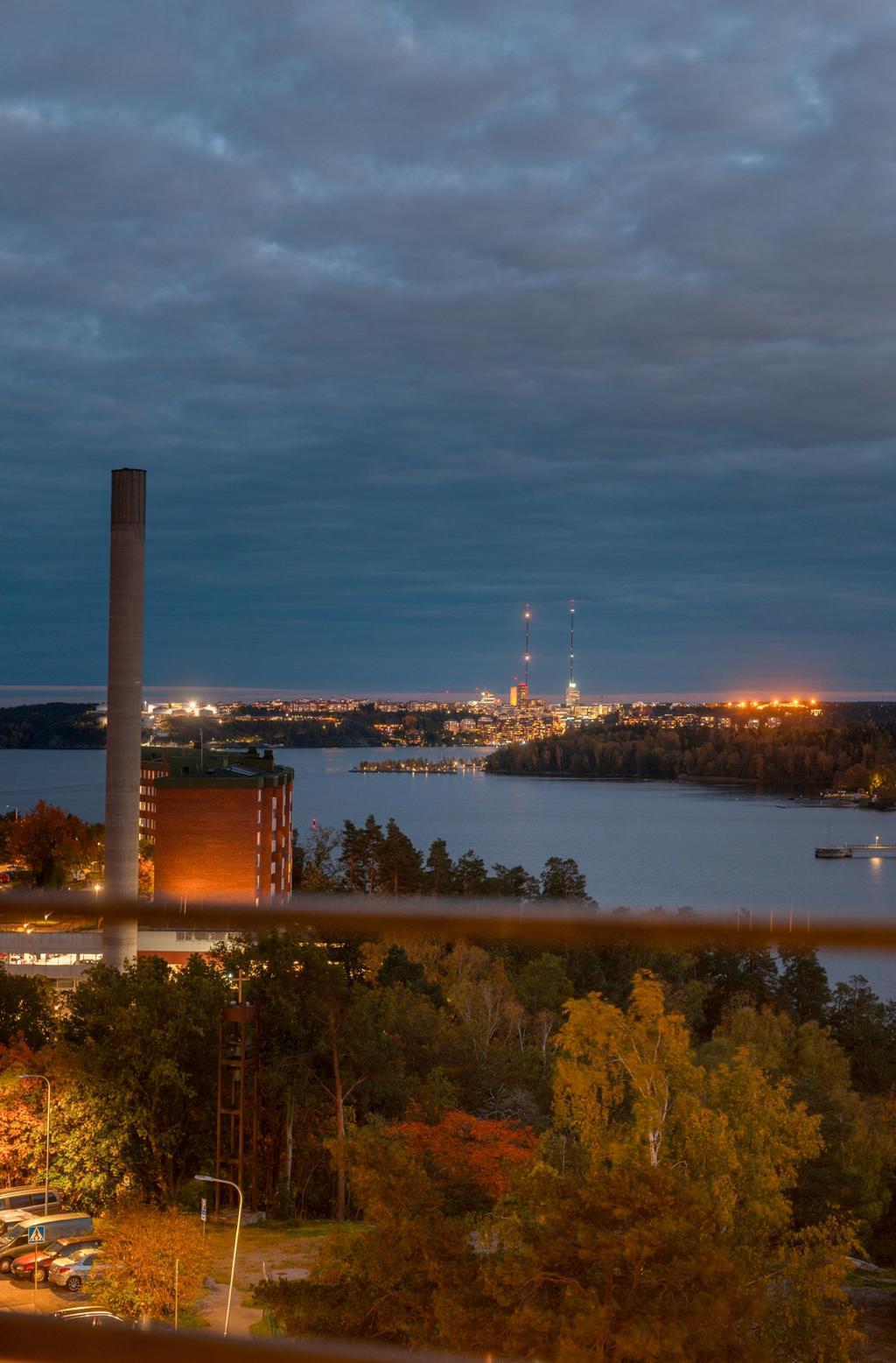 Utsikt mot inloppet och Nacka i fonden