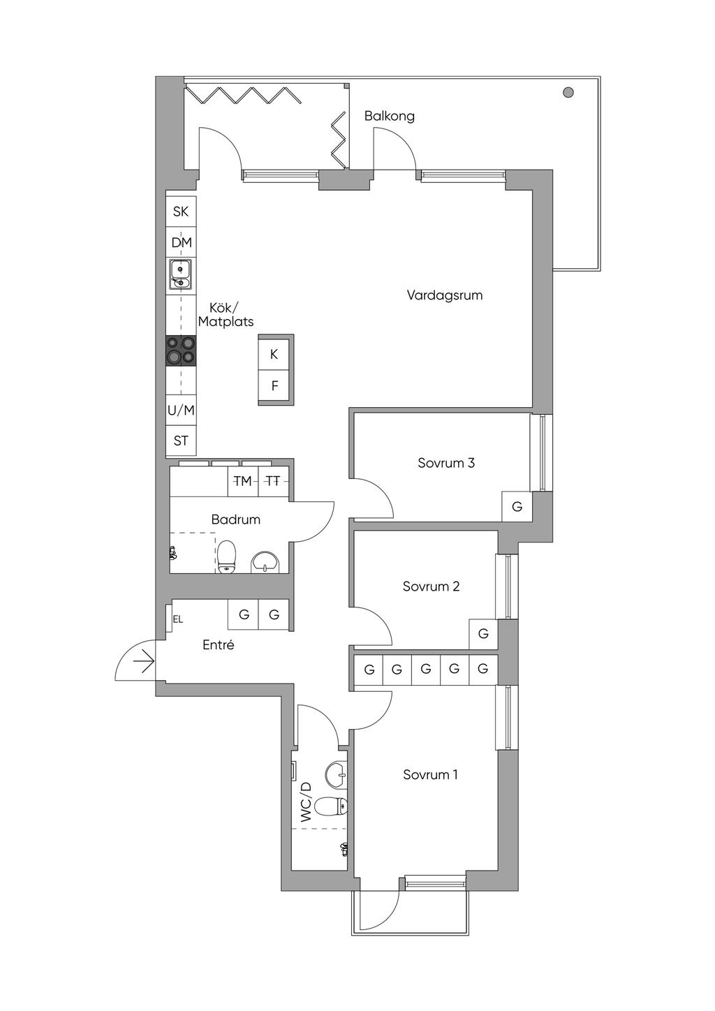 Planlösning 2D