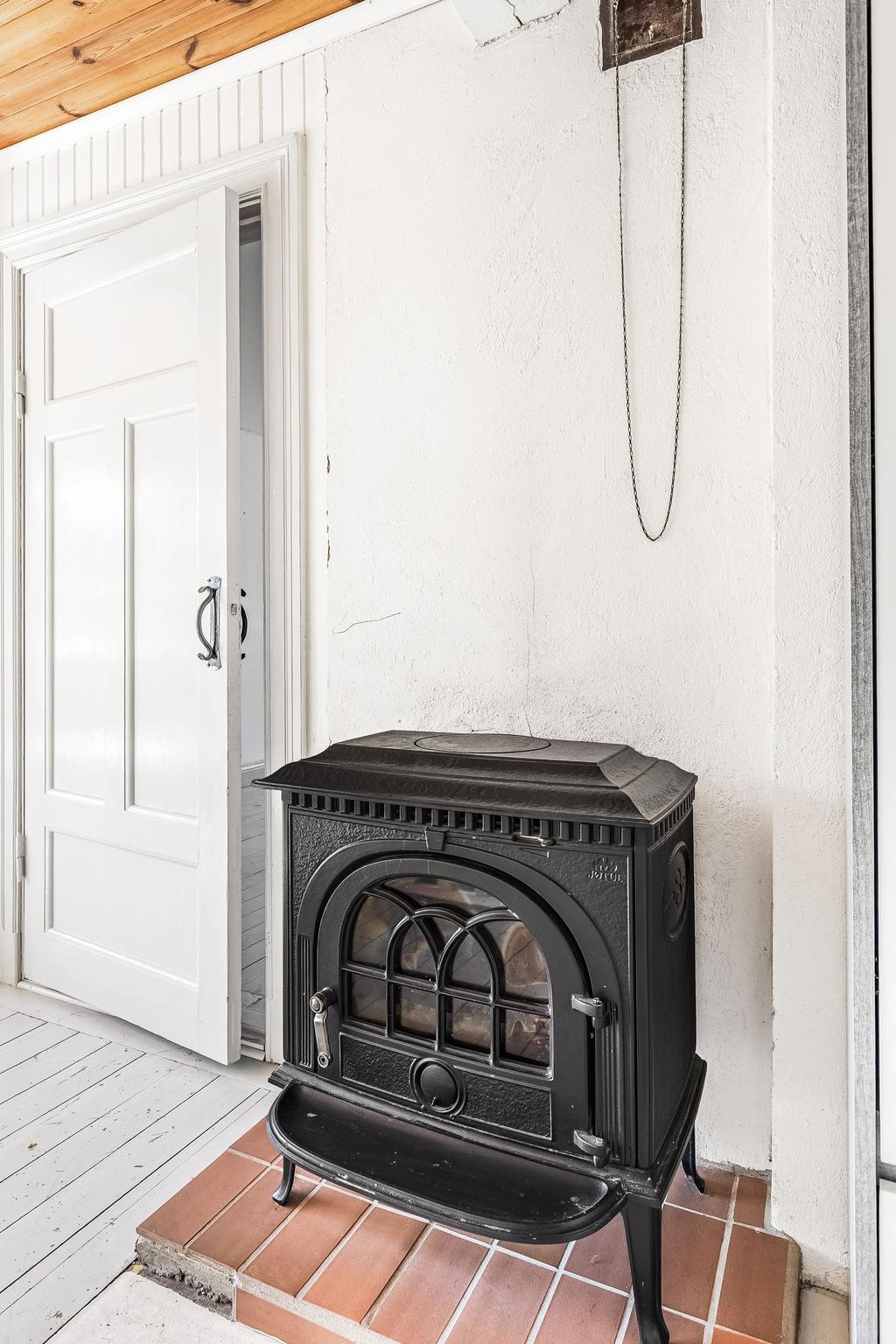Kamin i allrummet