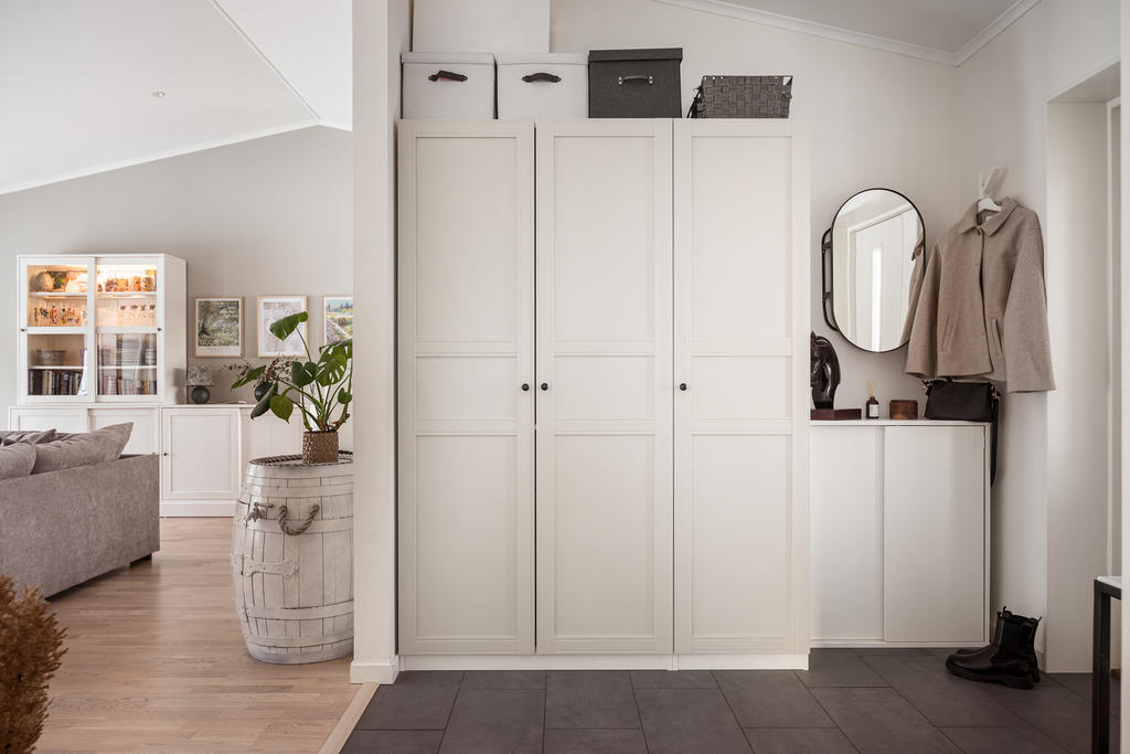 Goda förvaringsmöjligheter i hallen!