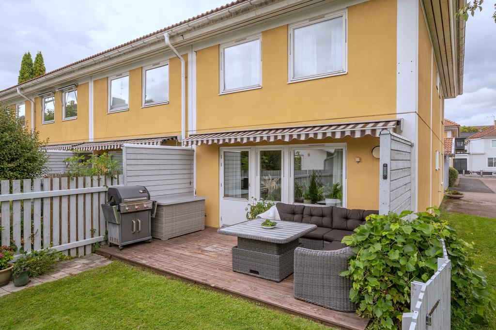 Altan på baksidan av huset