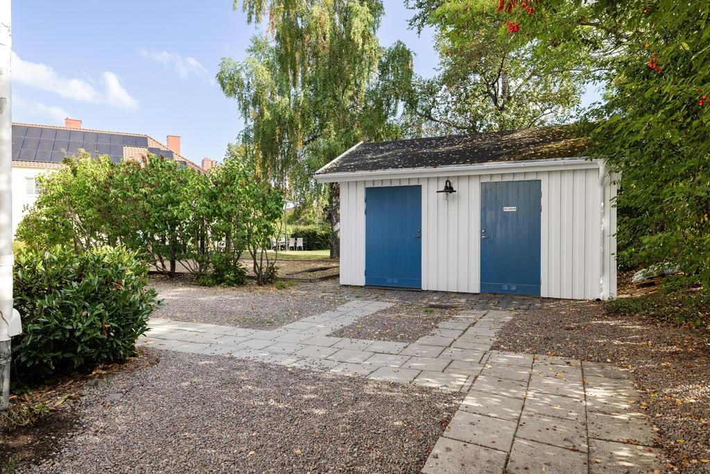 Förråd i trädgården