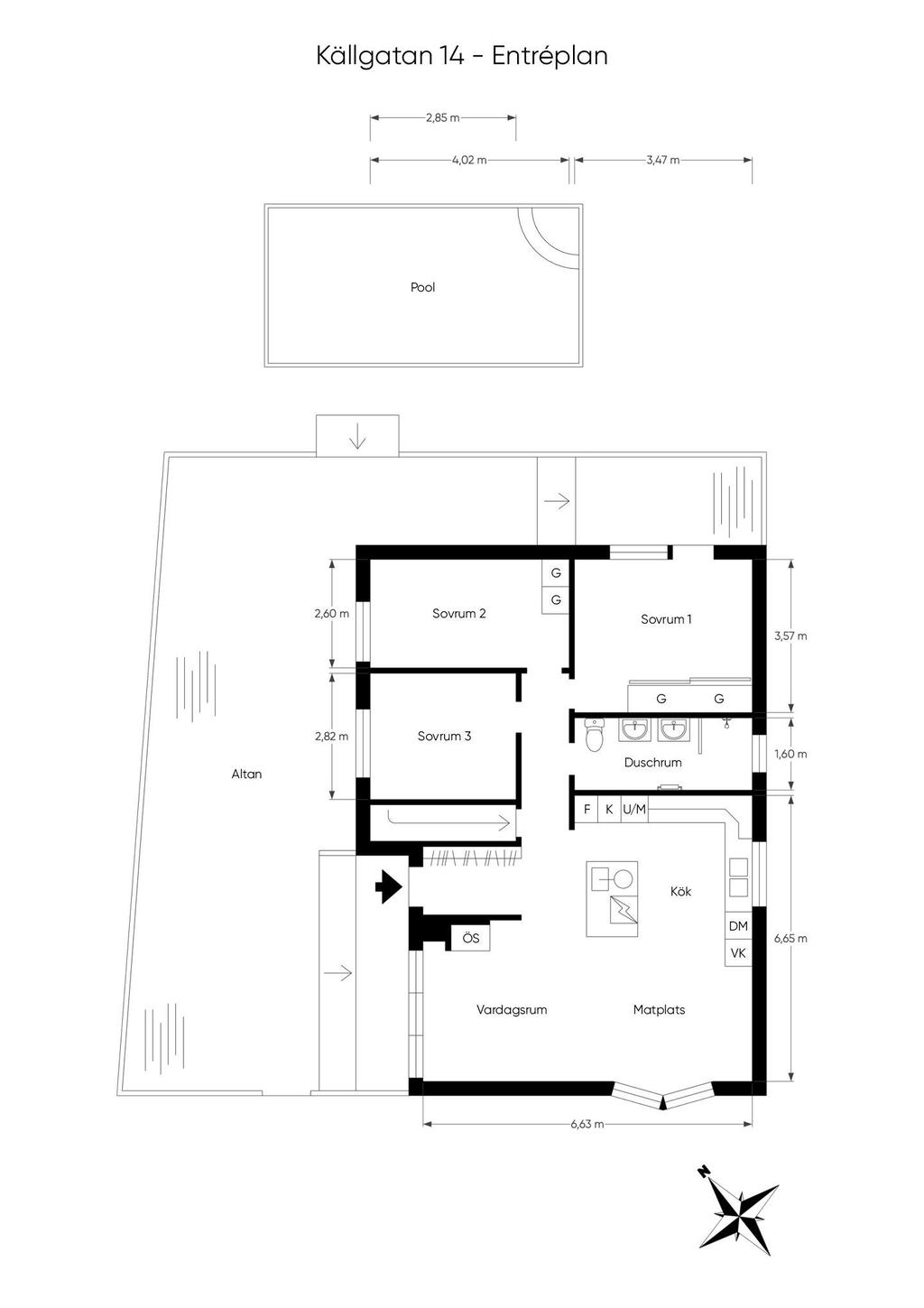 Planritning entréplan