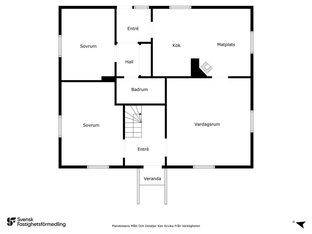 Planlösning entréplan 