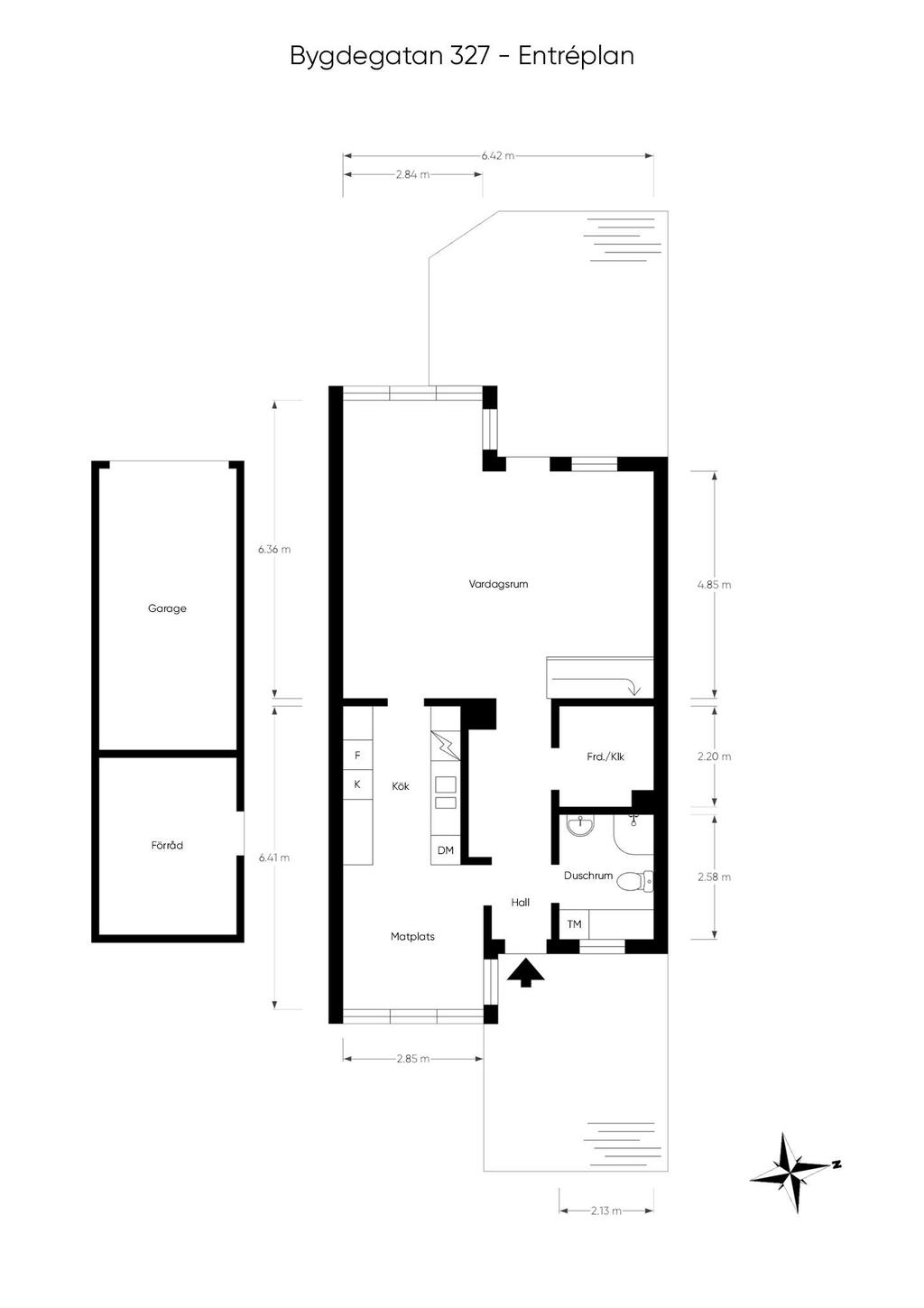 Planritning entréplan