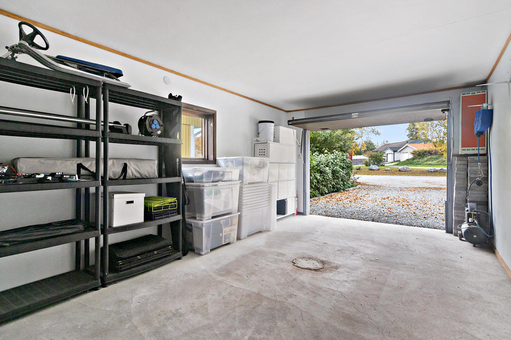 Rymligt garage