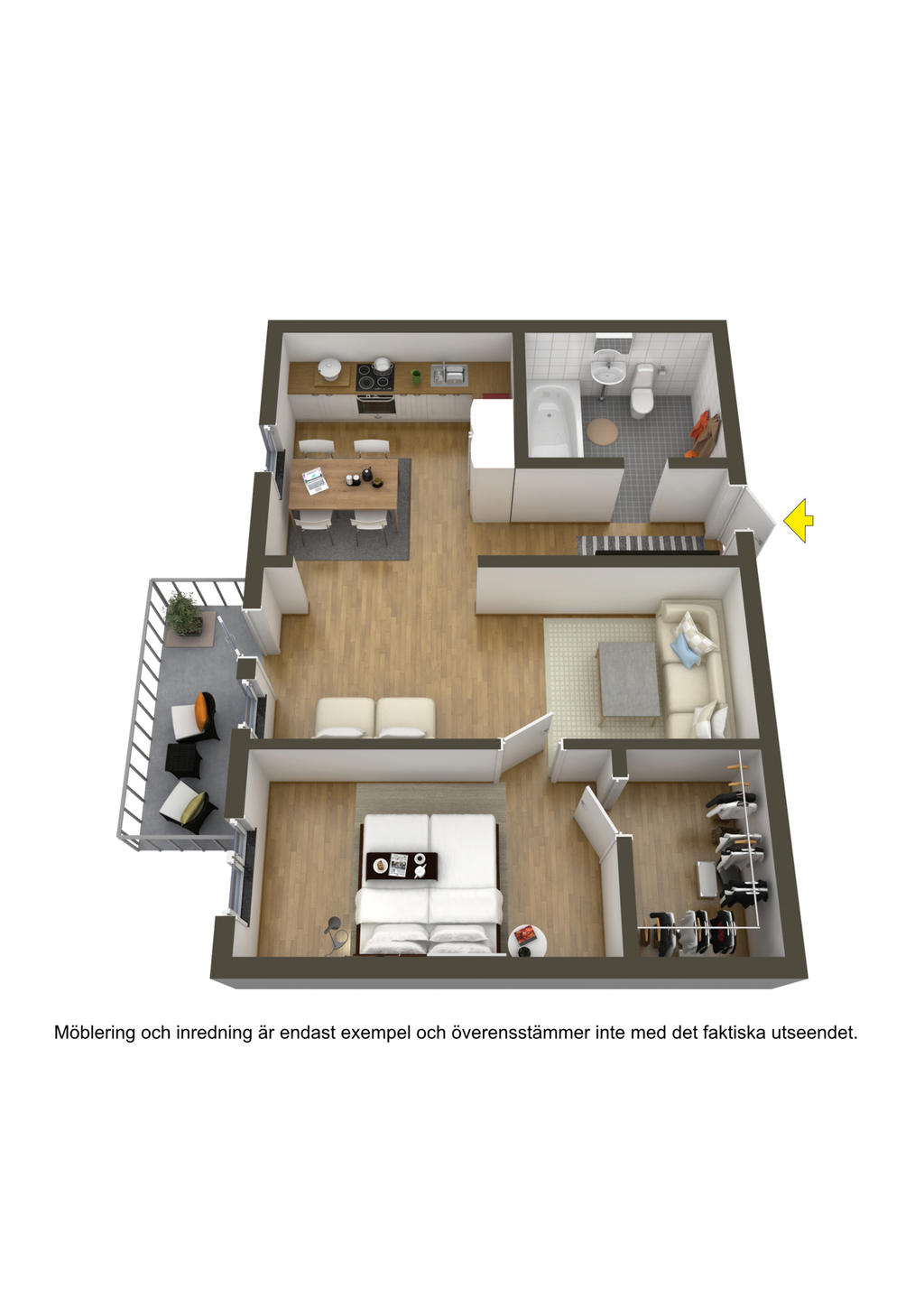 Planlösning 3D
