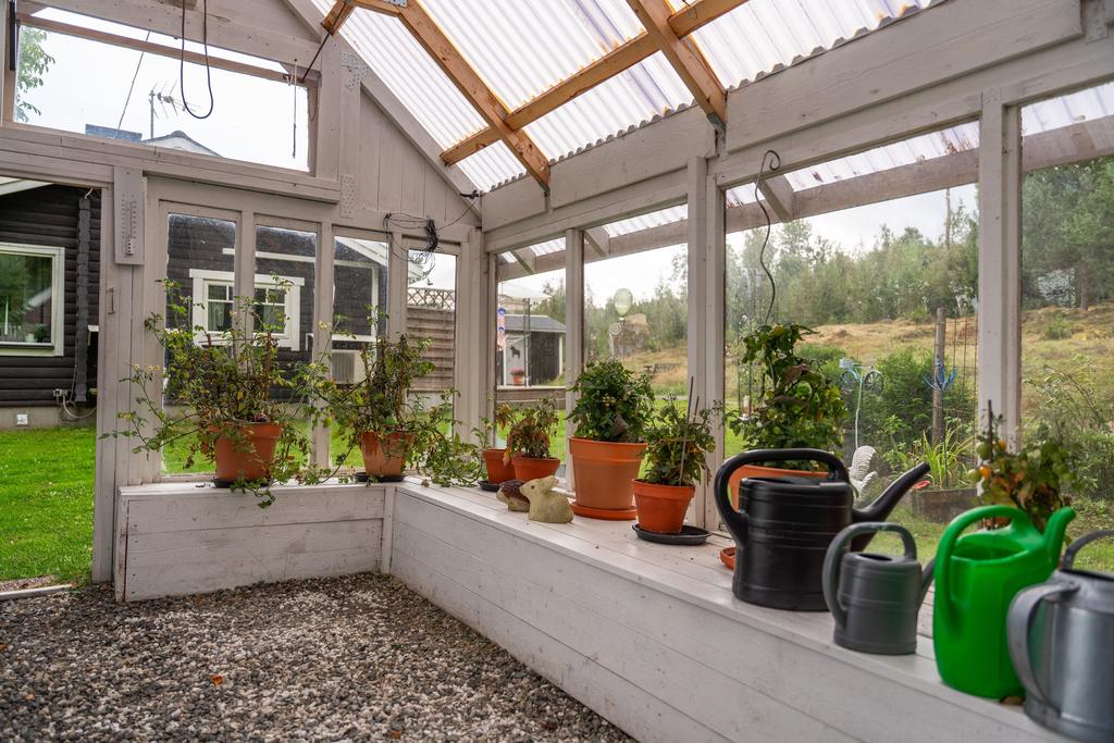 Interiör växthus