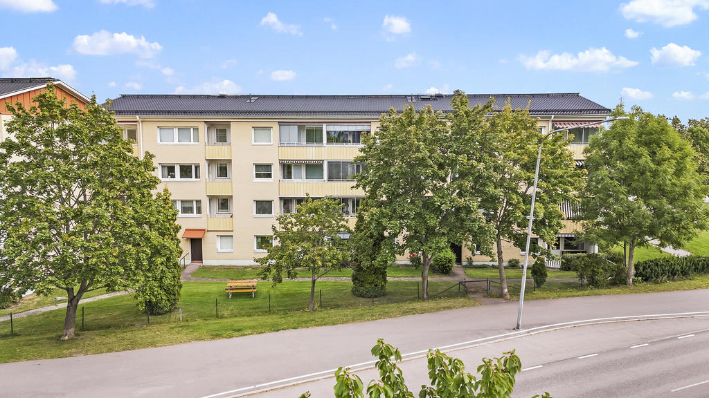 Inbäddat i grönska men nära centrum