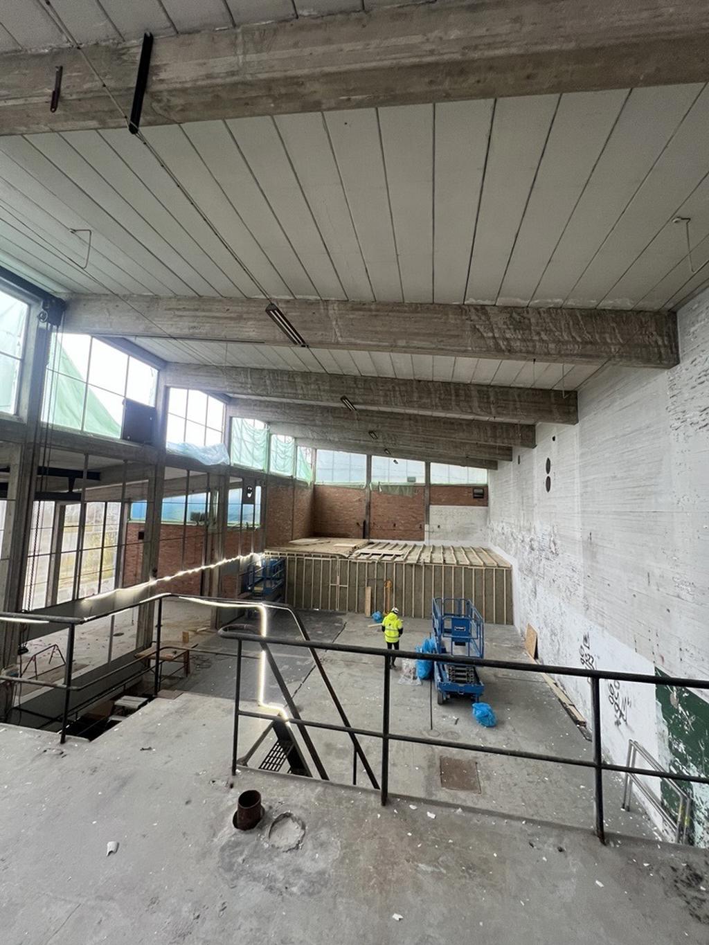 Pågående renovering av lokalytan 