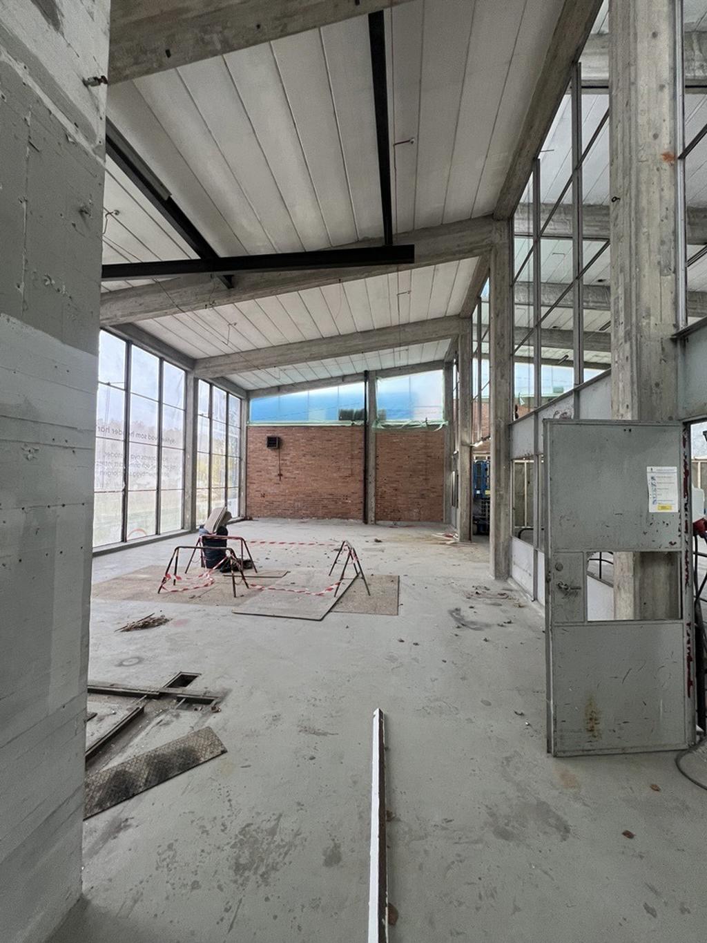 Pågående renovering av lokalytan 