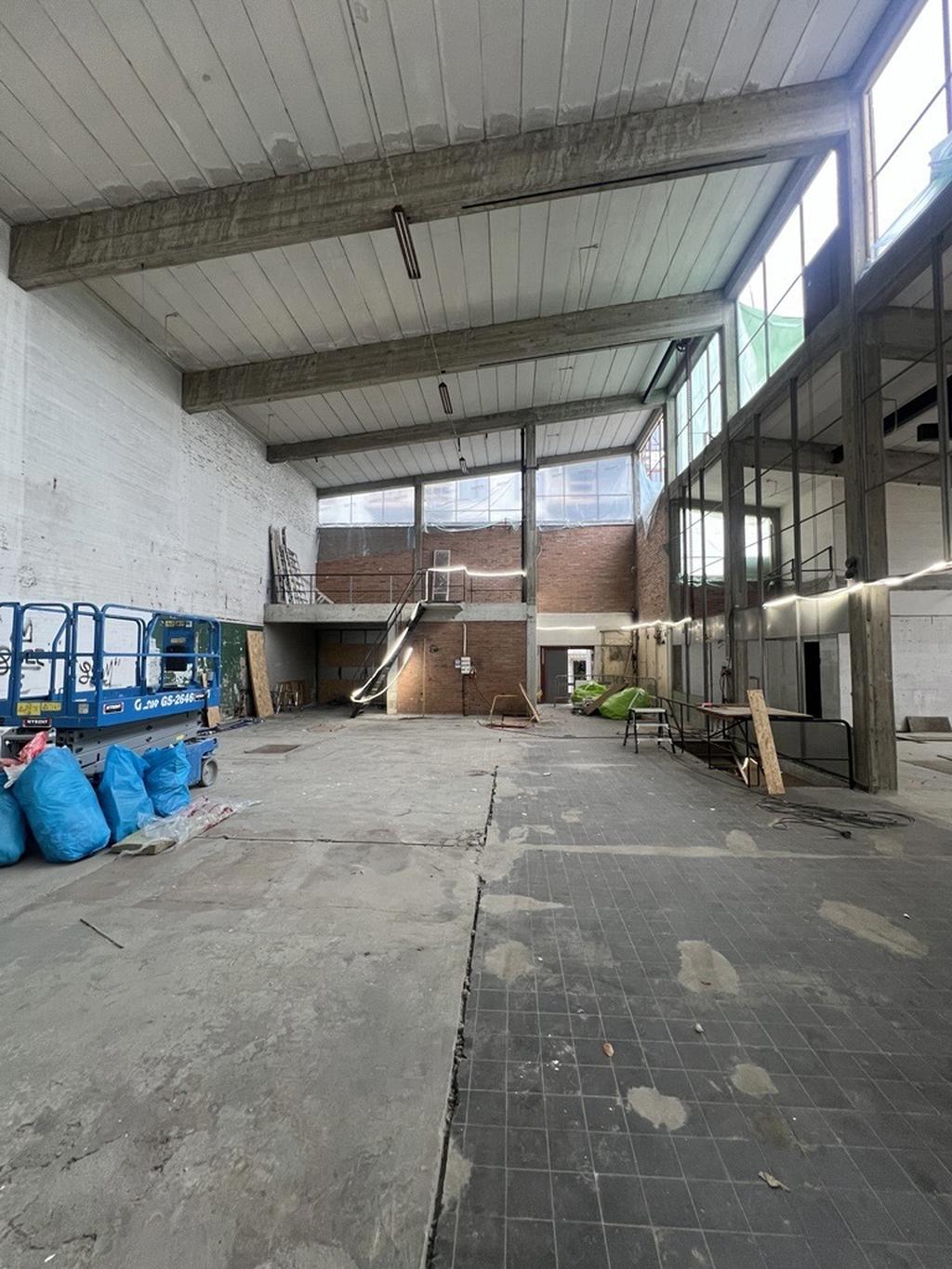 Pågående renovering av lokalytan 