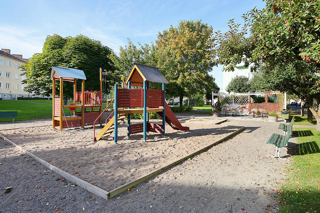 Innergårdar med lekplats 