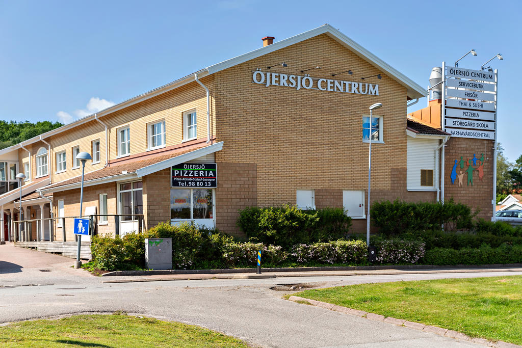 Det lite äldre centrat, med stans bästa pizza enligt de boende