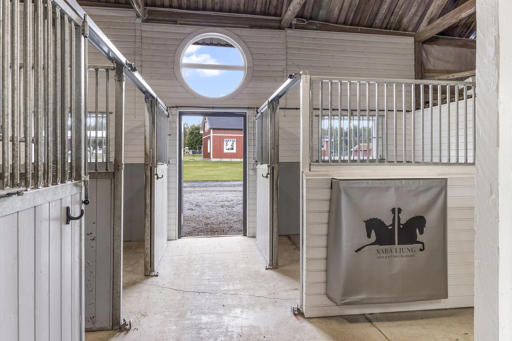 Stall med 4 boxplatser