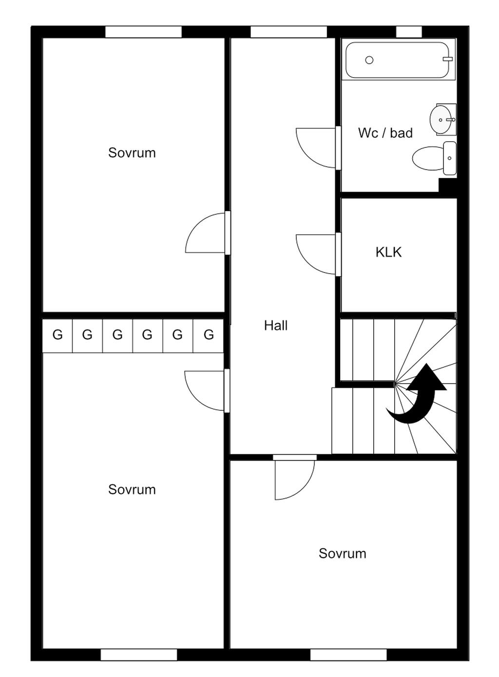 Övre plan
