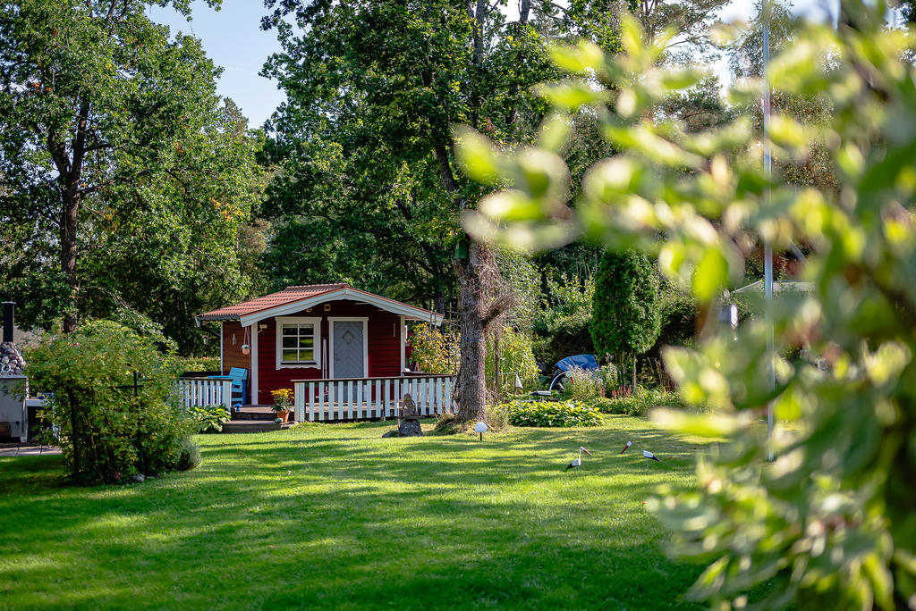 Gäststugan med den egna altanen