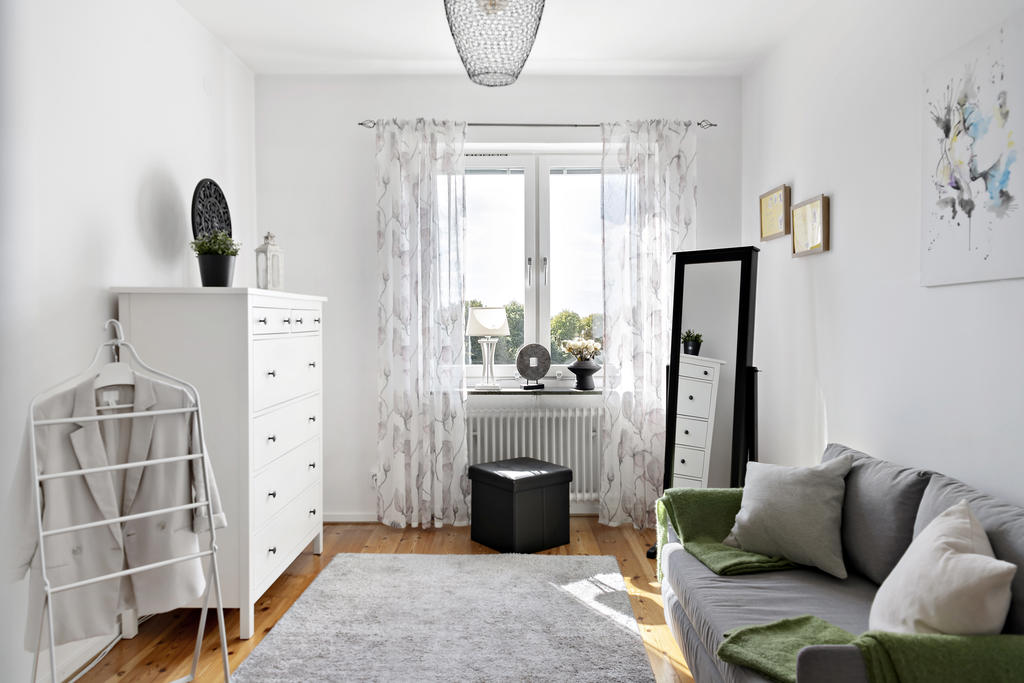 Bostadens andra sovrum.
