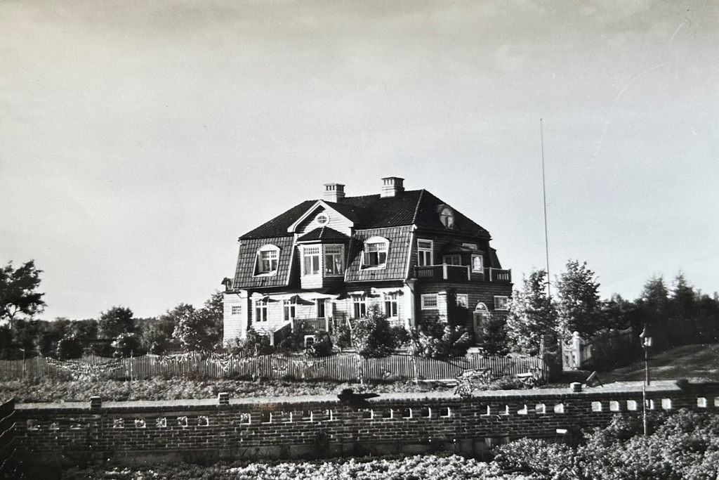 Foto på Villa Blomhällan 1912