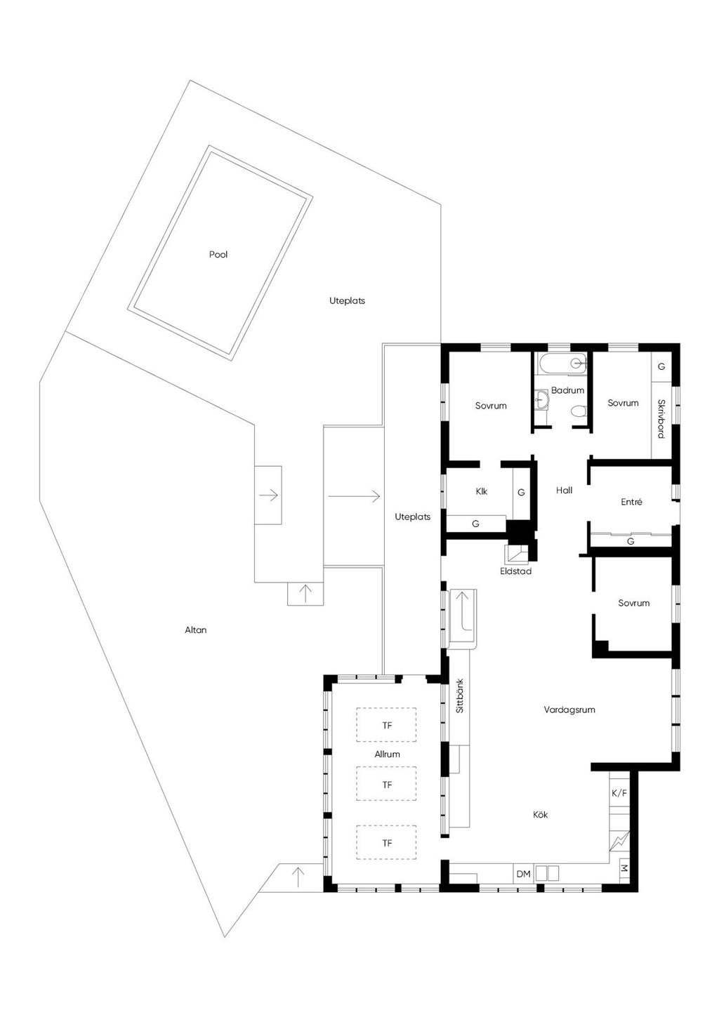 Planskiss, Entréplan 2D