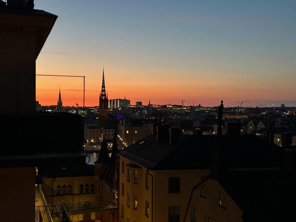 Säljarens privata bild, vy från kungsbalkongen